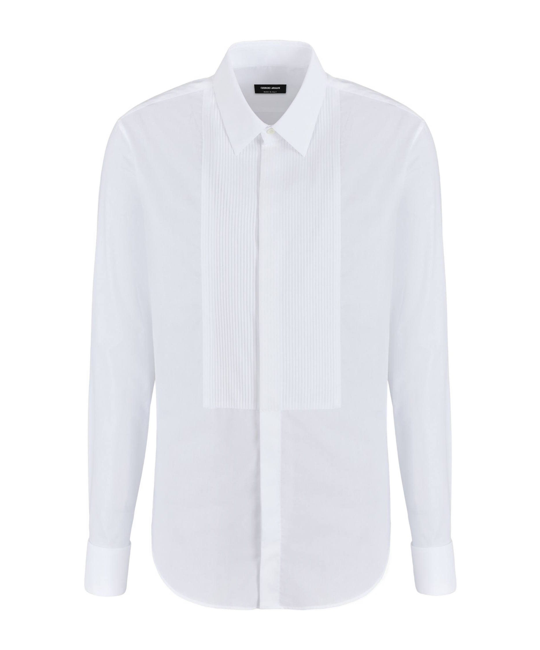 Giorgio Armani Long-sleeved Shirt In White