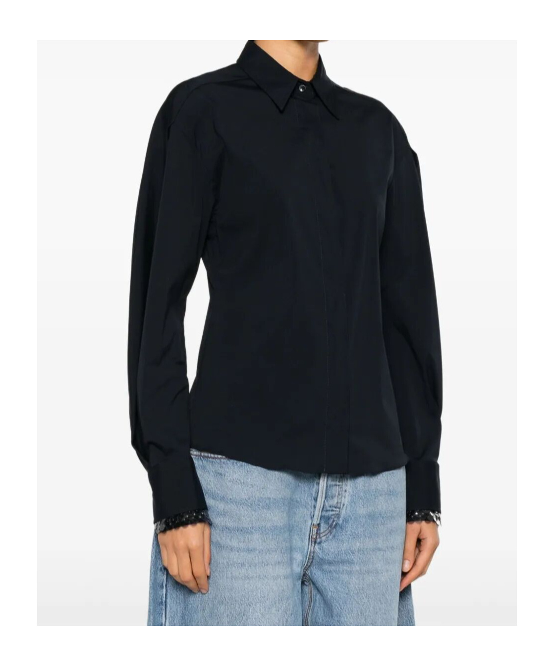 Brunello Cucinelli Cotton Blouse In Blue