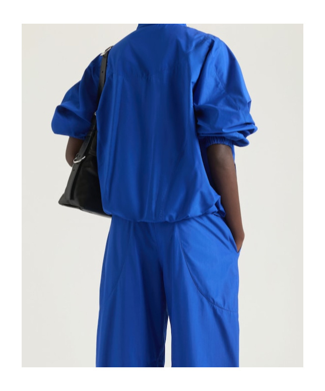 Givenchy Blouson In Technical Cotton In Blue