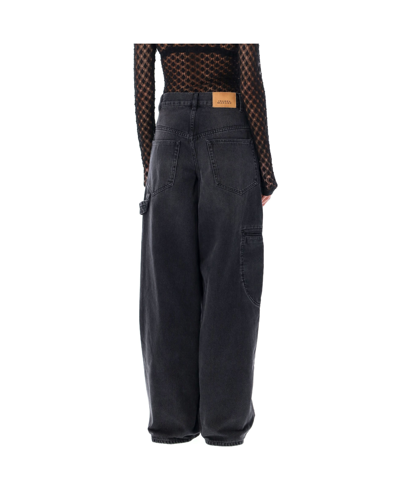 Isabel Marant Work Jeans In Black