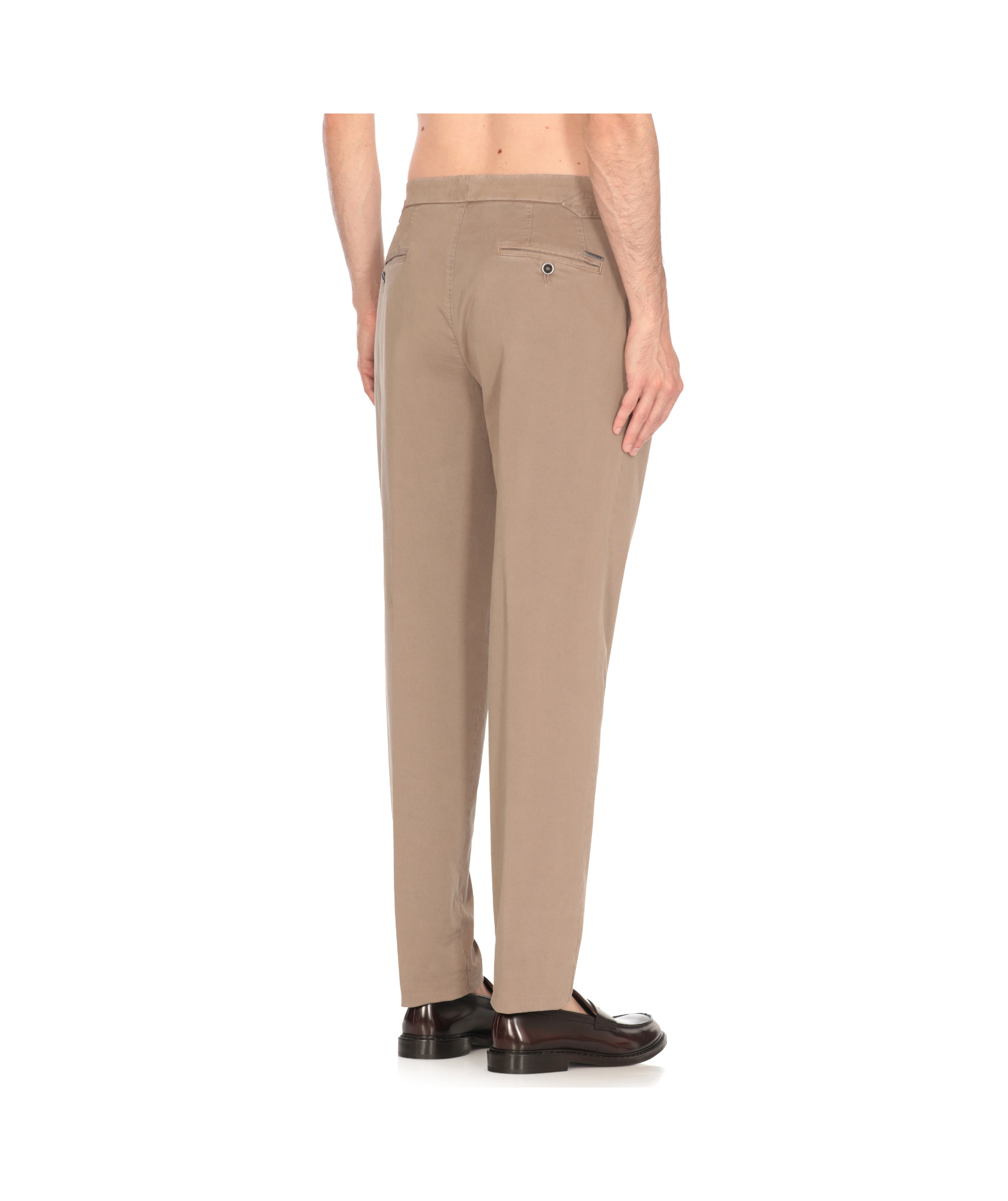 Peserico Men's Cotton Pants Back Pockets