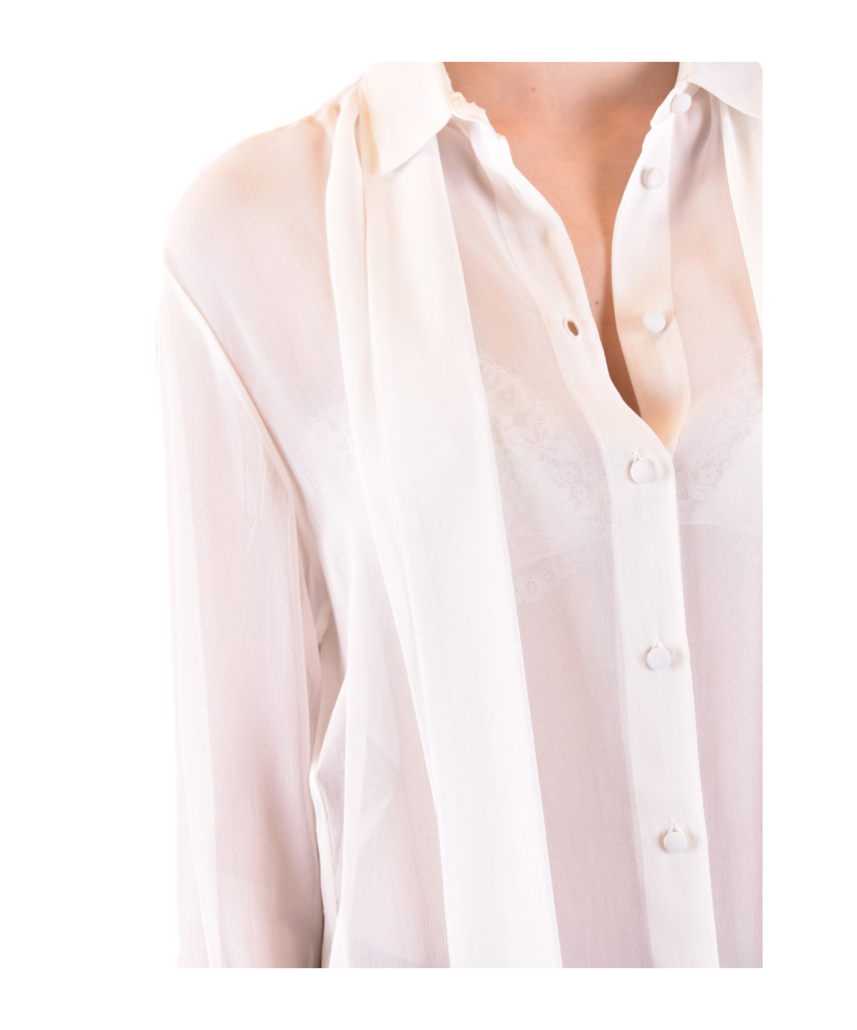 Philosophy Di Lorenzo Serafini Raw-edge Long-sleeve Shirt In Pink