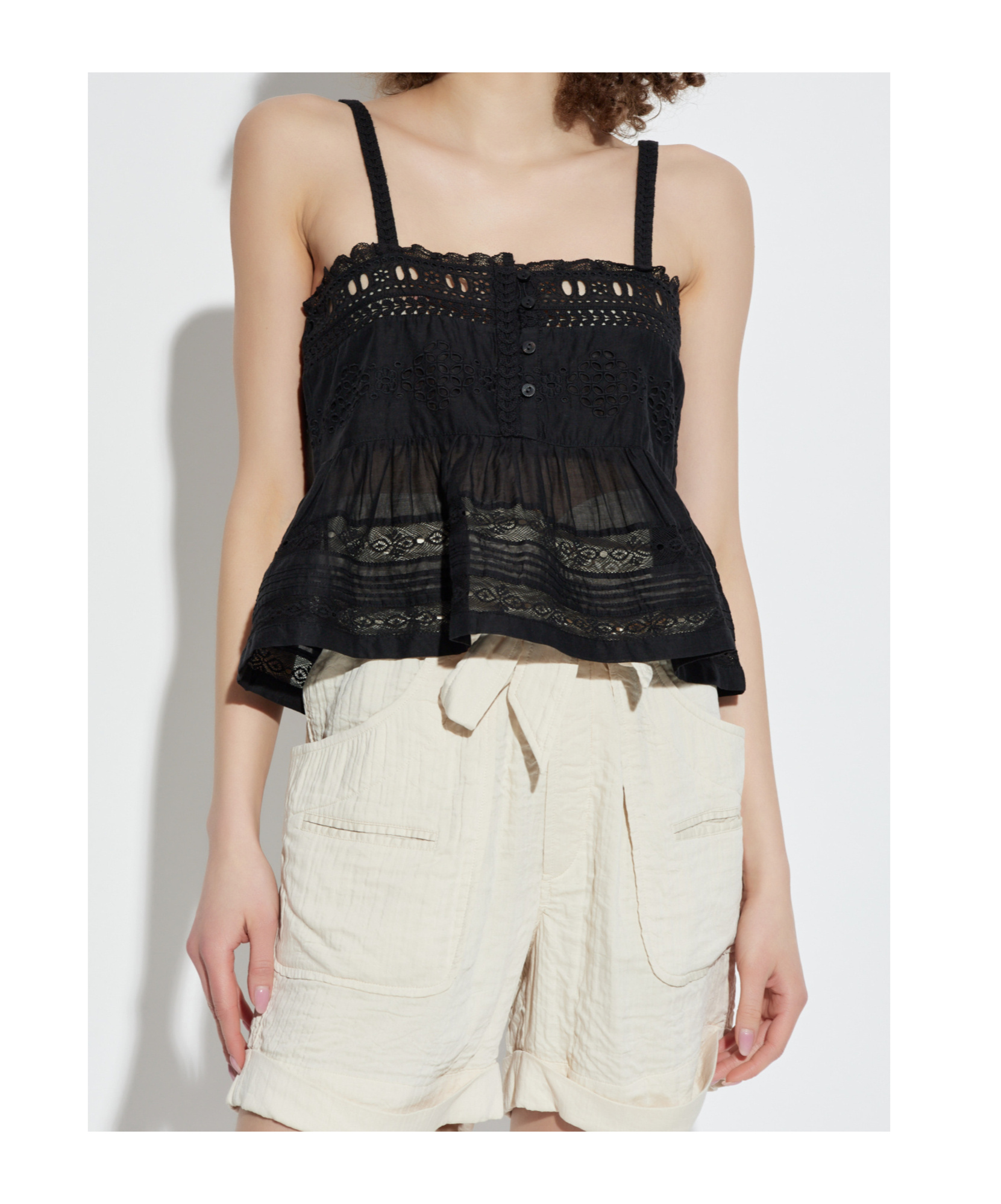 Shop Isabel Marant Étoile Denys Blouse In Black