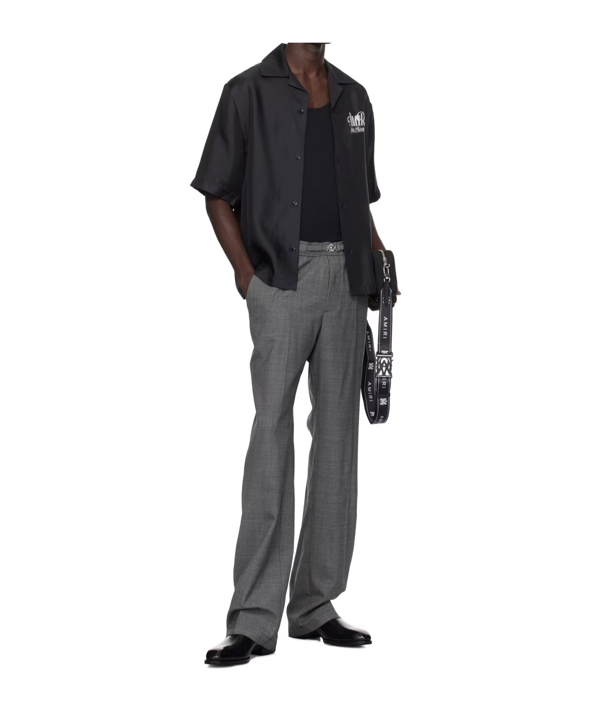 AMIRI CREDITS SHORT-SLEEVED SHIRT