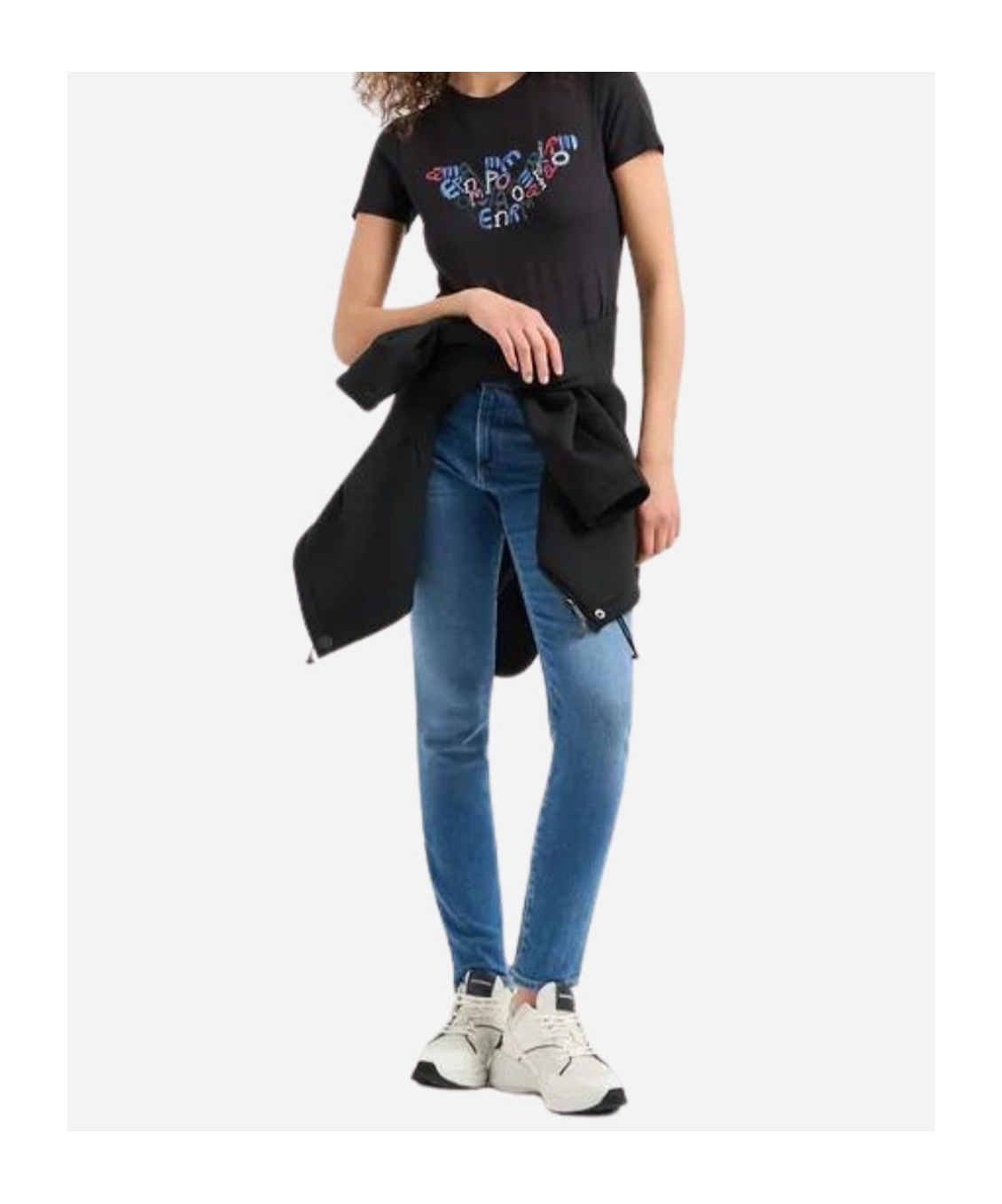 Shop Emporio Armani Skinny Jeans In Blue