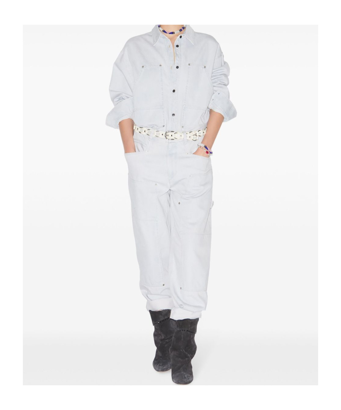 Isabel Marant Étoile Okely Jacket In White