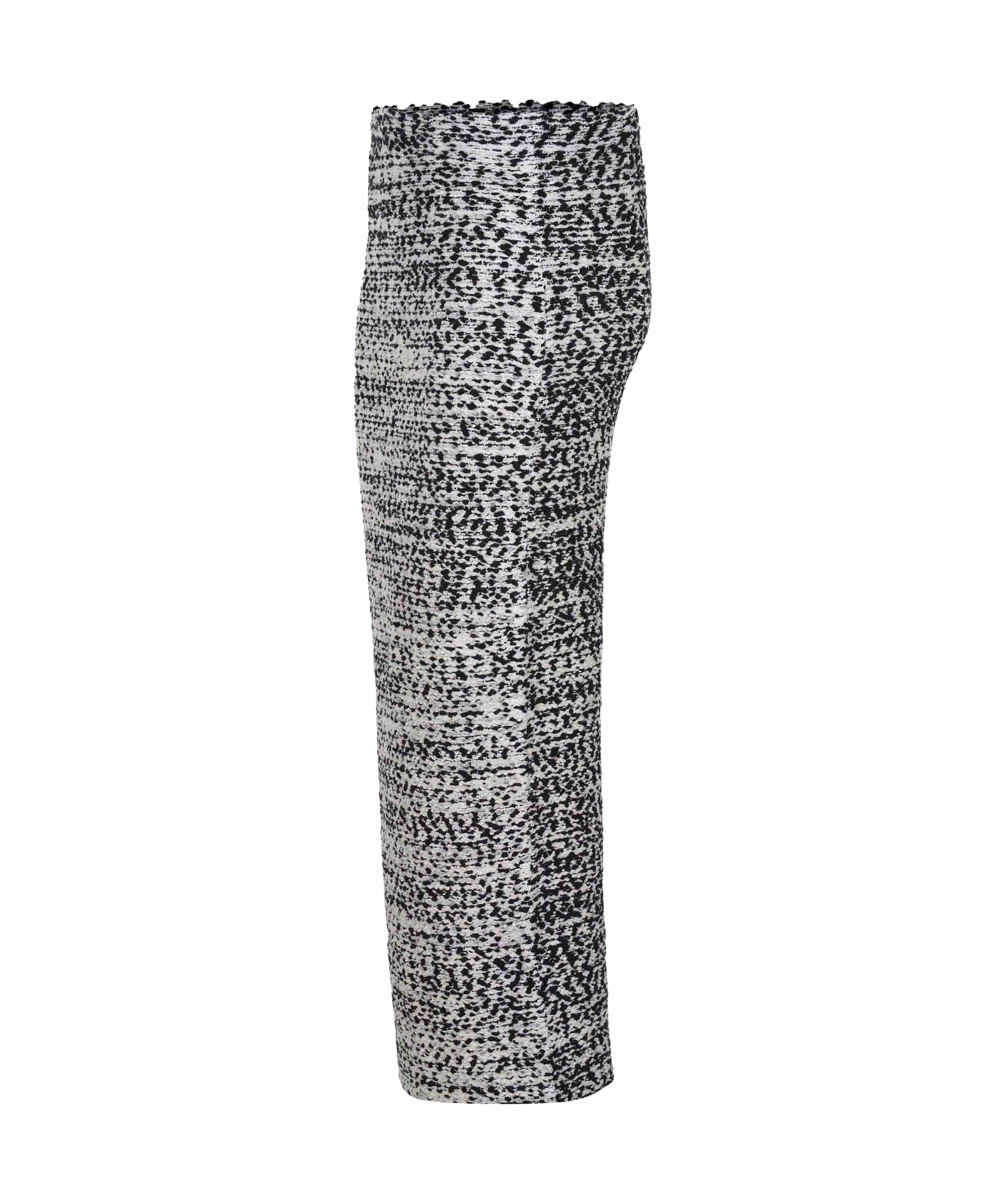 Alberta Ferretti Back Slit Midi Skirt In Gray