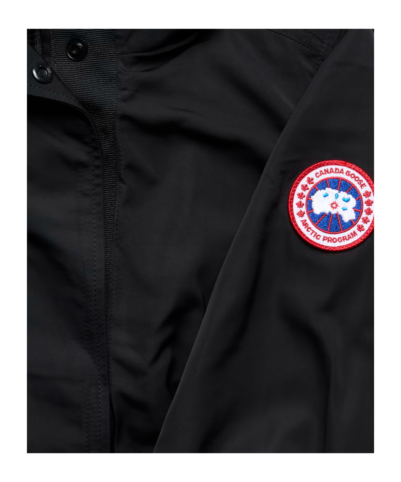 Canada Goose Minden Hooded Windbreaker In Black