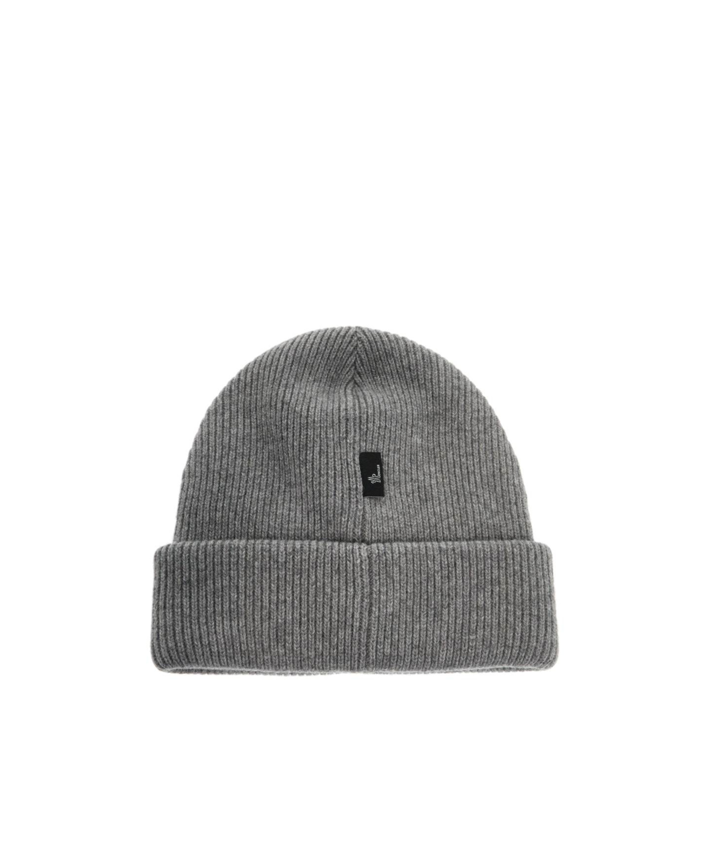 Moncler "thick Virgin Wool Beanie In Gray