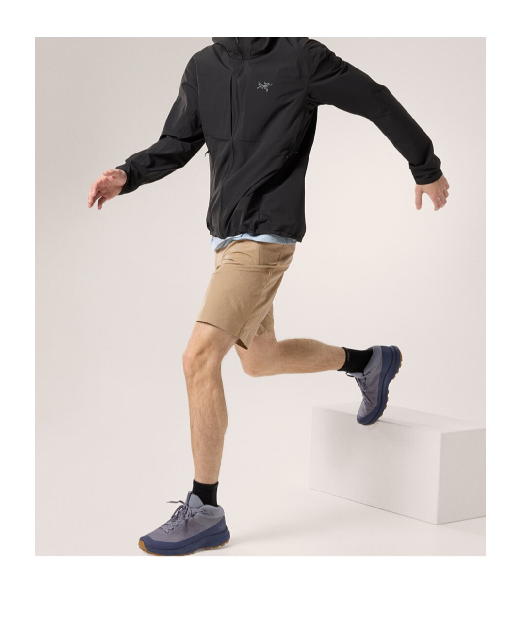 Arc'teryx Gamma Lightweight Hooded Jacket In Black