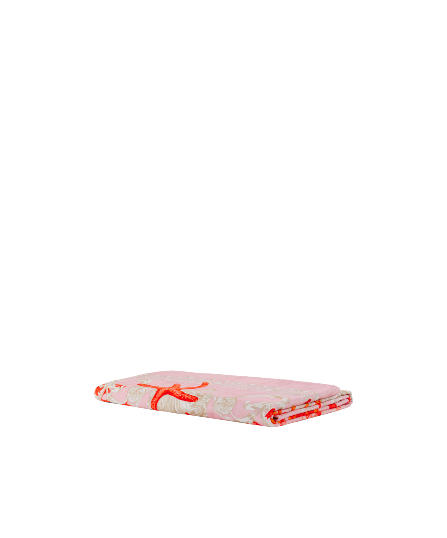 Versace Printed Beach Towel In Pink