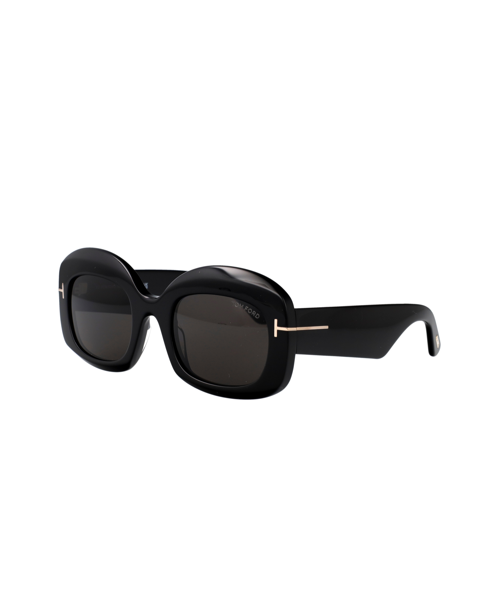 Tom Ford Eyewear Rectangle-frame Sunglasses In Black