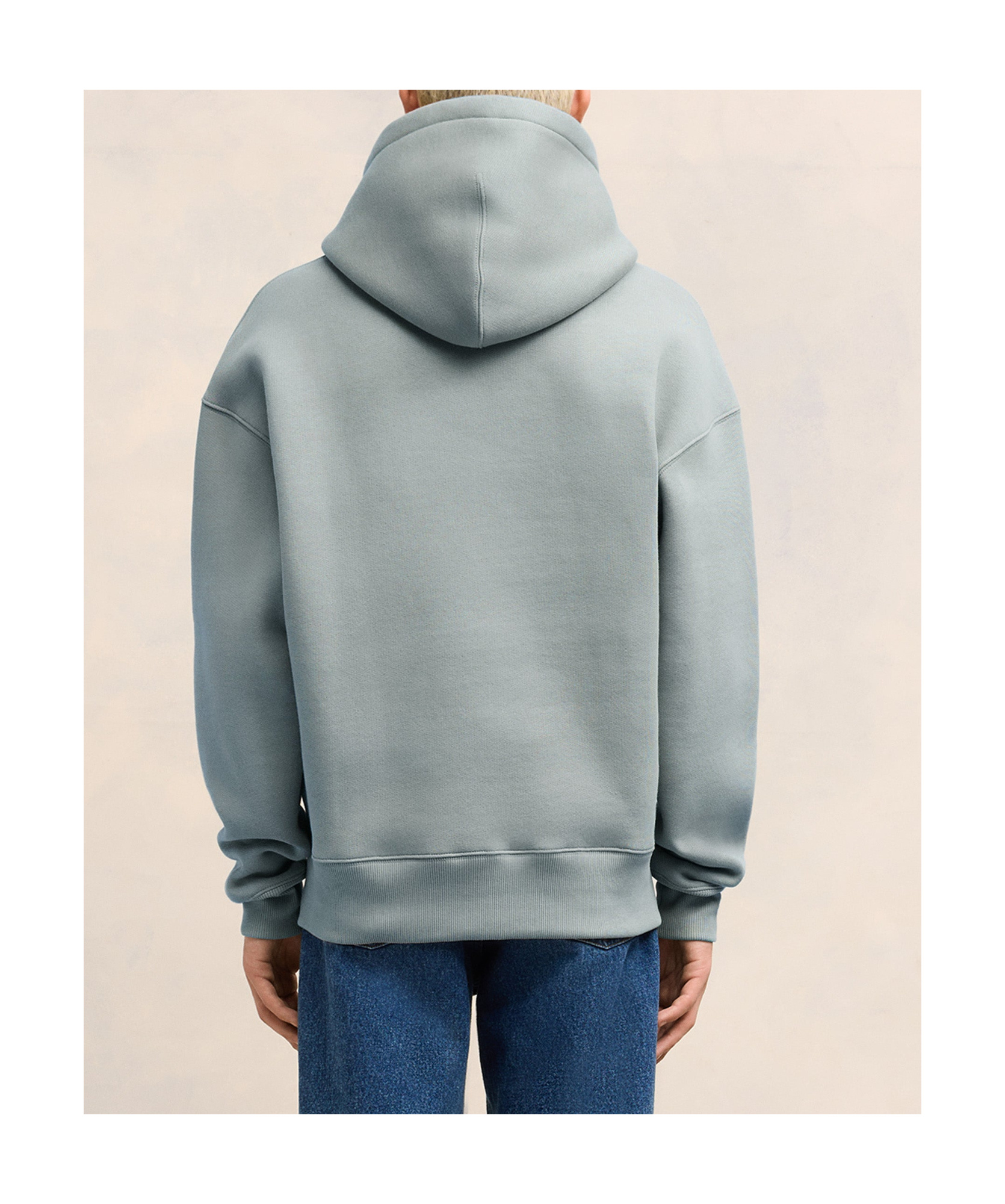 Ami Alexandre Mattiussi Long-sleeved Sweater In Gray