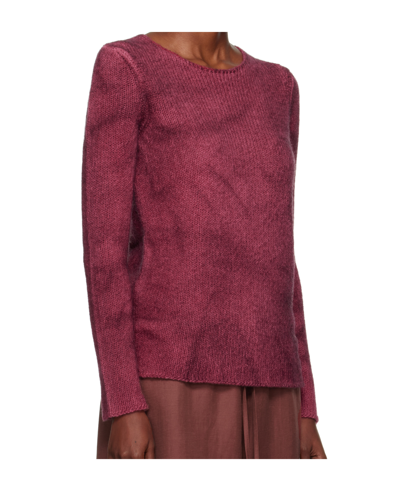 Gabriela Hearst Crew Neck Long Sleeve Sweater In Multi