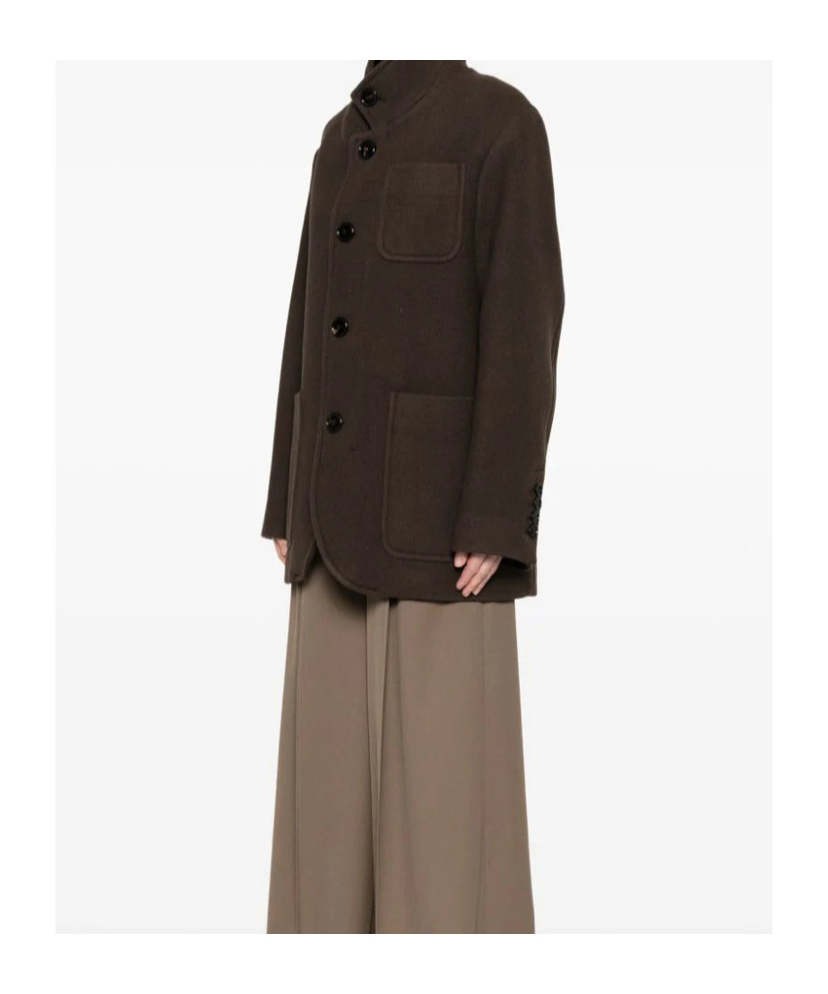 Ami Alexandre Mattiussi Ami Single-breasted Oversized Coat In Black