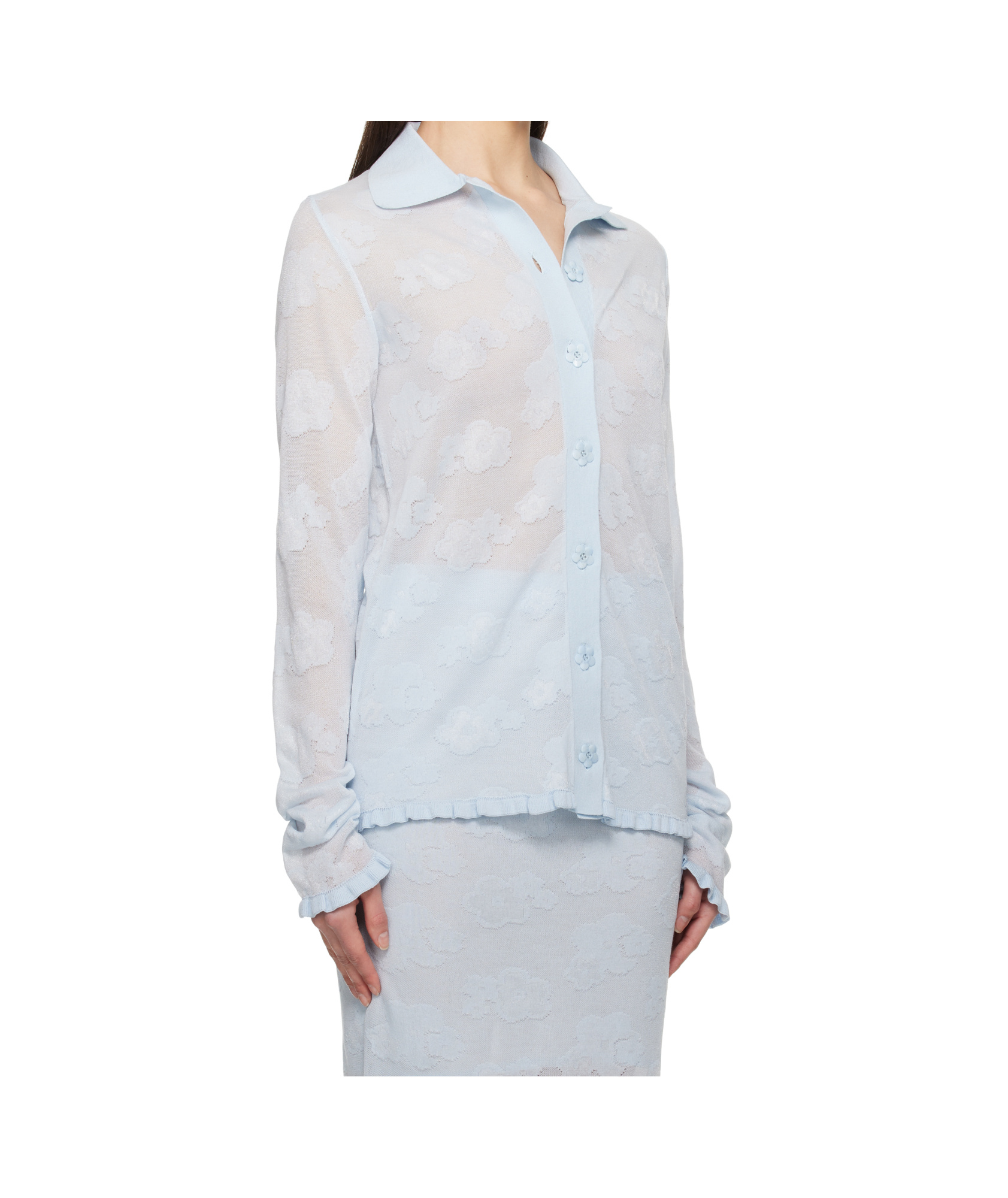 Cecilie Bahnsen Blue Petra Cardigan