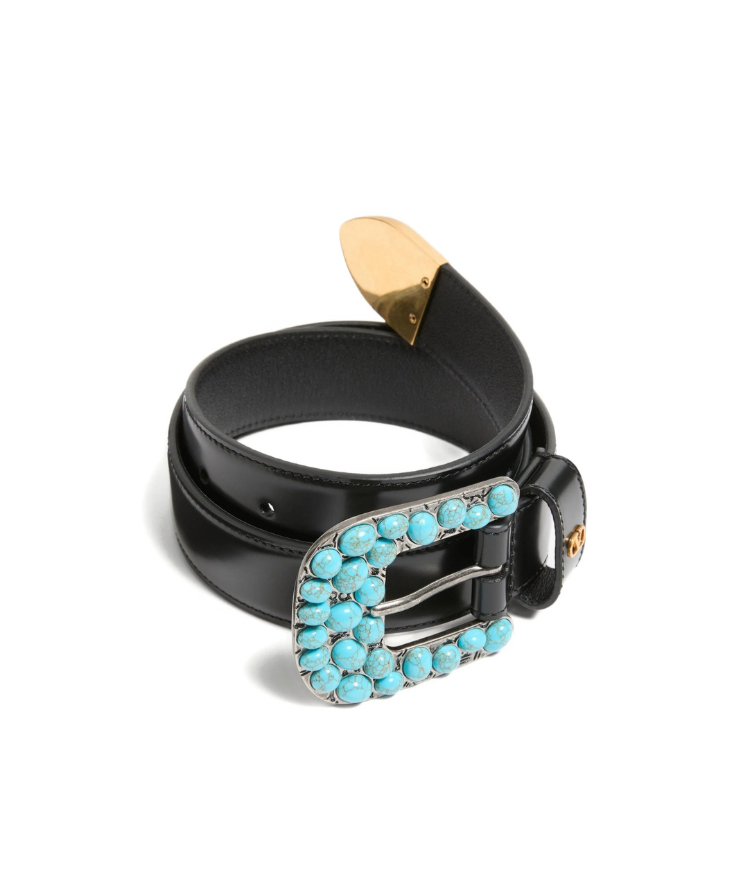 Valentino Logo Belt In Black