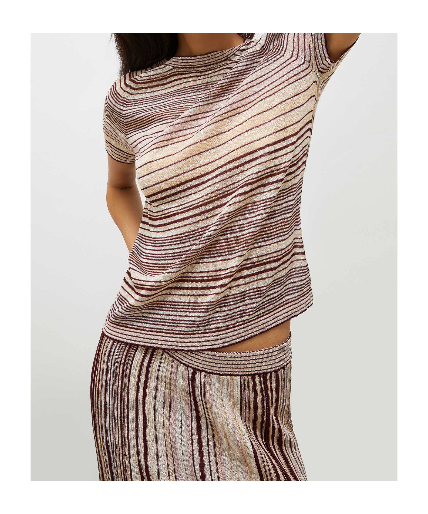 Marella Viscose And Lurex T-shirt