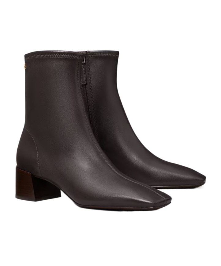 Tory Burch Stretch Ankle Boot In Brown