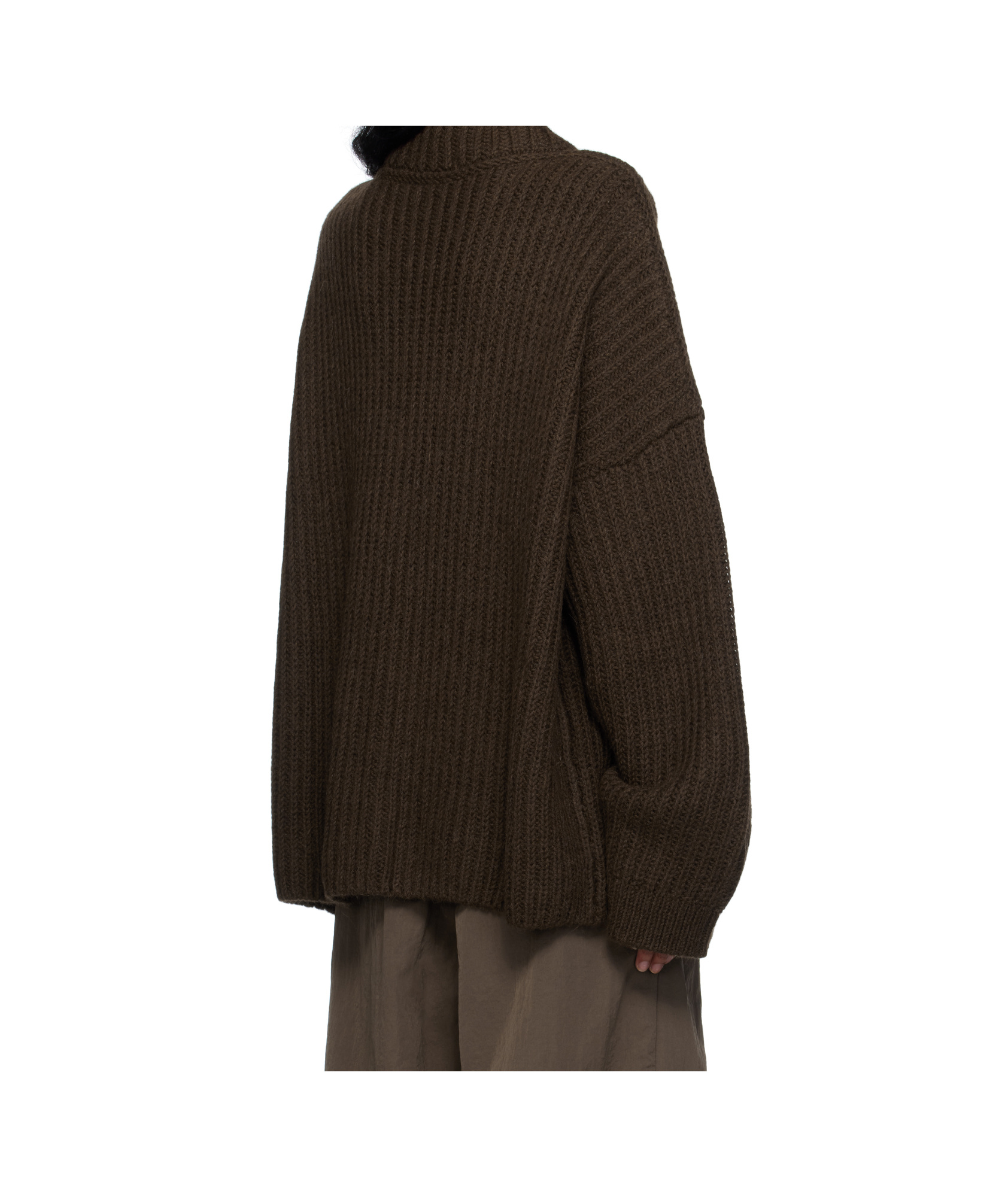 Cecilie Bahnsen Long Sleeve Sweater In Brown