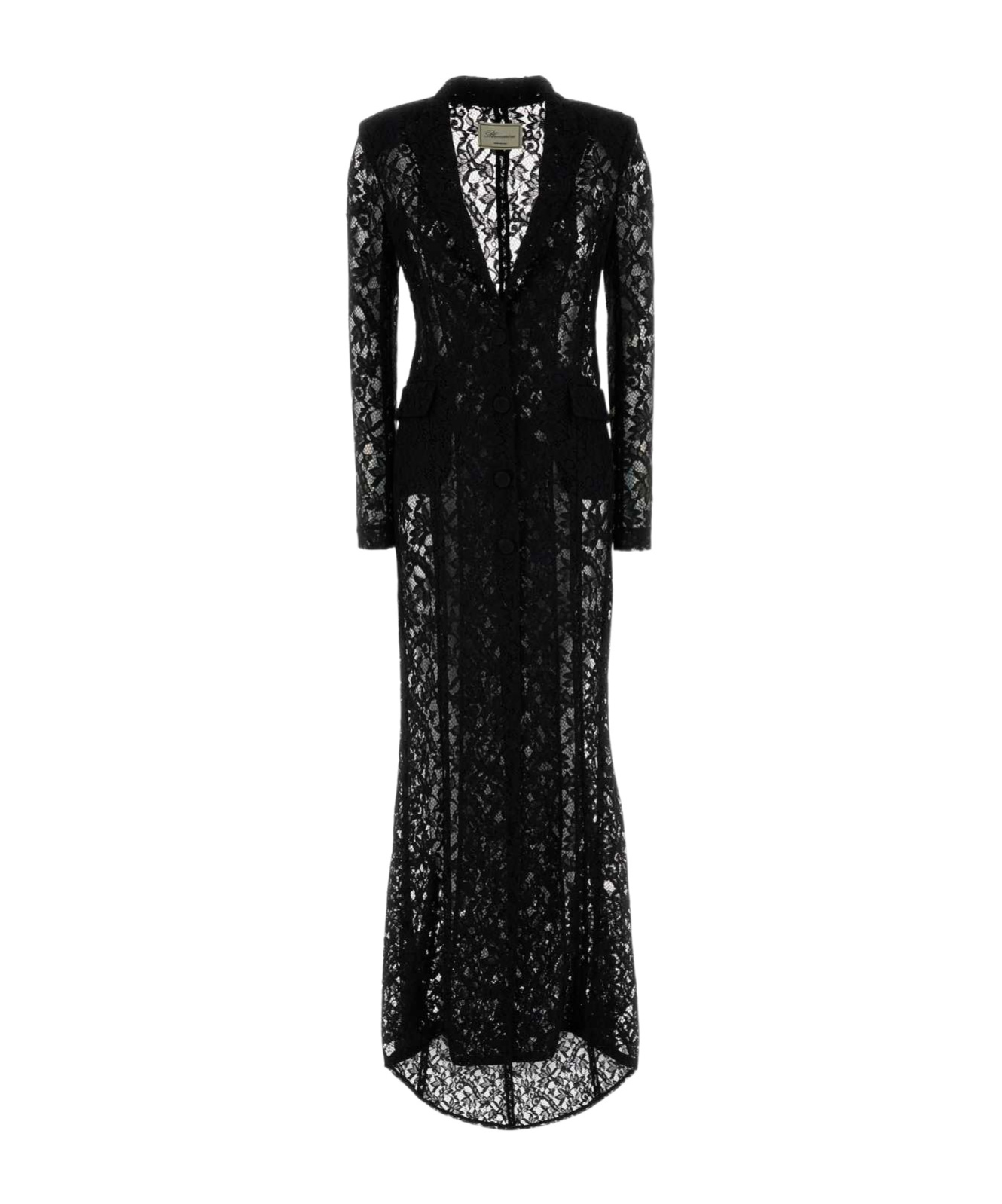 Blumarine Rebrode Lace Dress 2a688a N0990 In Black
