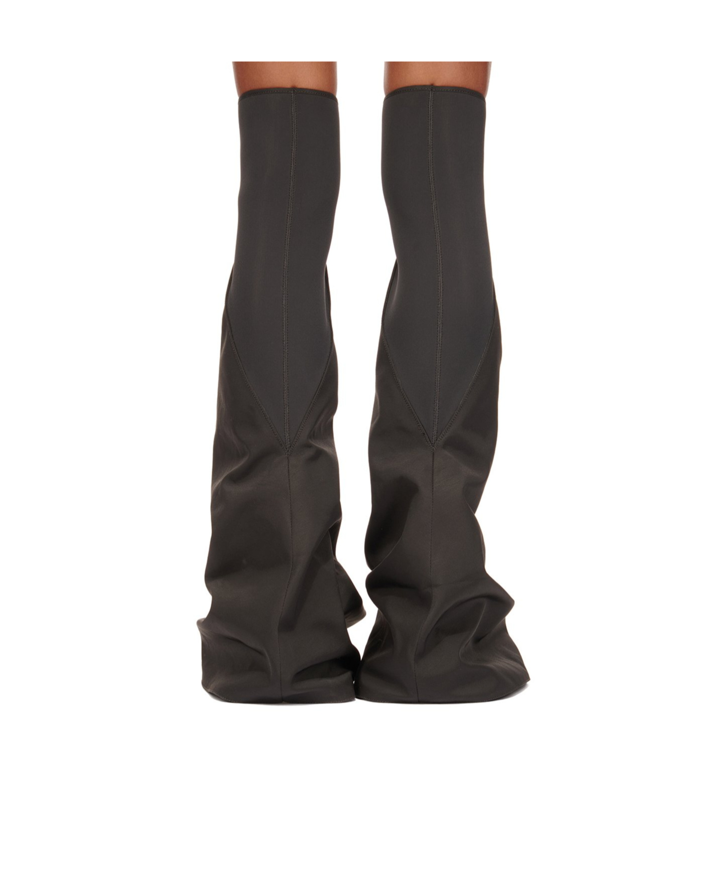Rick Owens Drkshdw Foldable Design Boots In Black