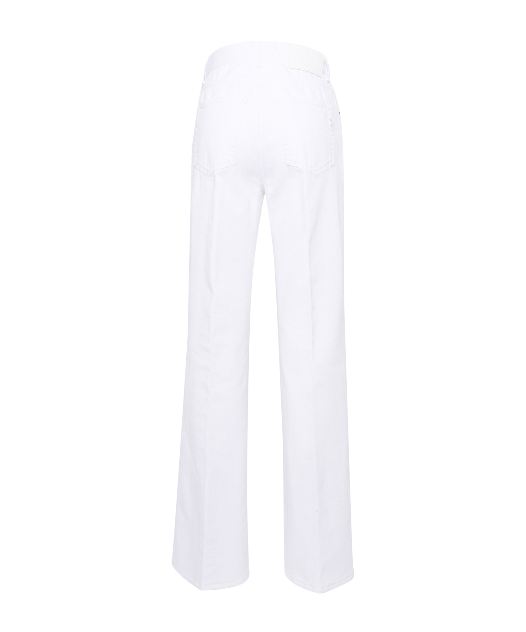 Dondup Jeans With Belt Loops In White