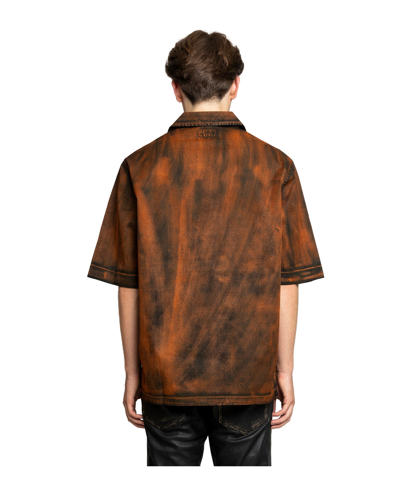 Diesel Short-sleeved Shirt In Brown