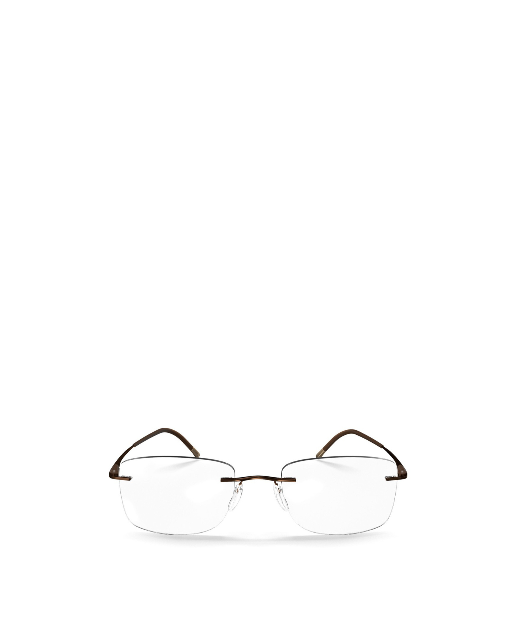 Silhouette Geometrically Framed Flat Mirror In White