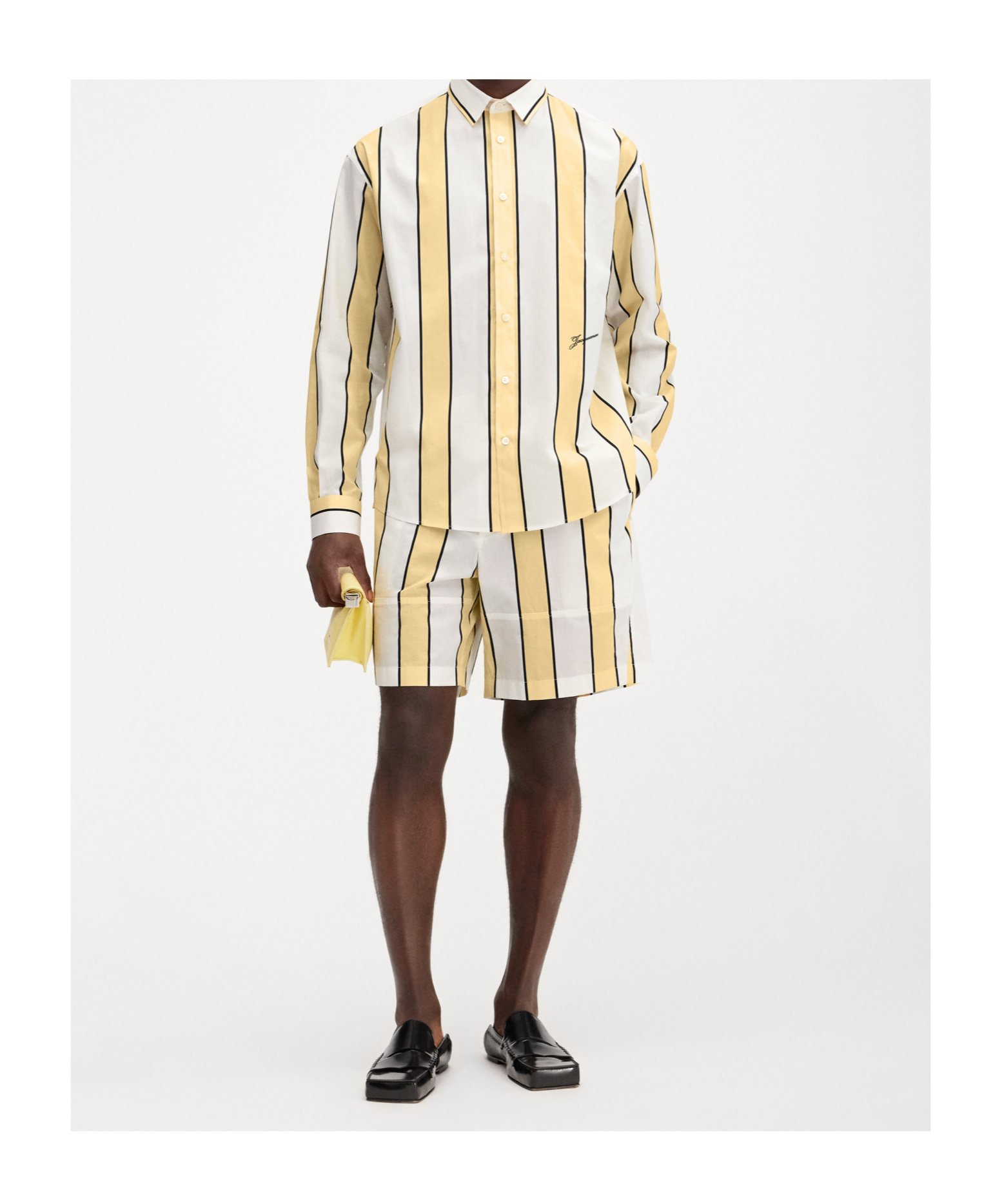 Jacquemus La Chemise Simon Buttoned Shirt In White