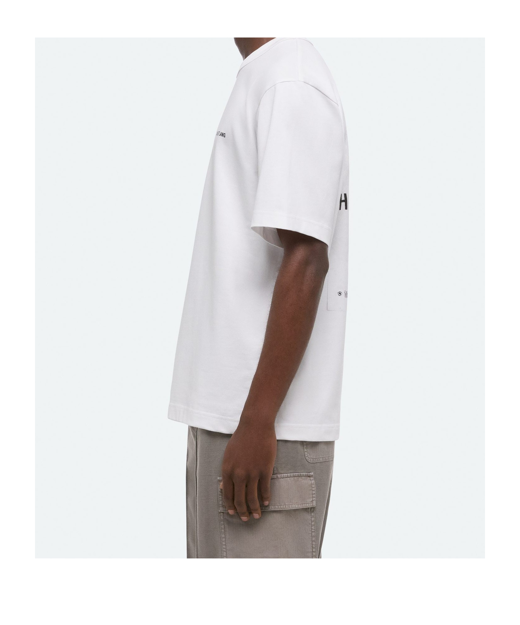 Helmut Lang Short-sleeved T-shirt In White