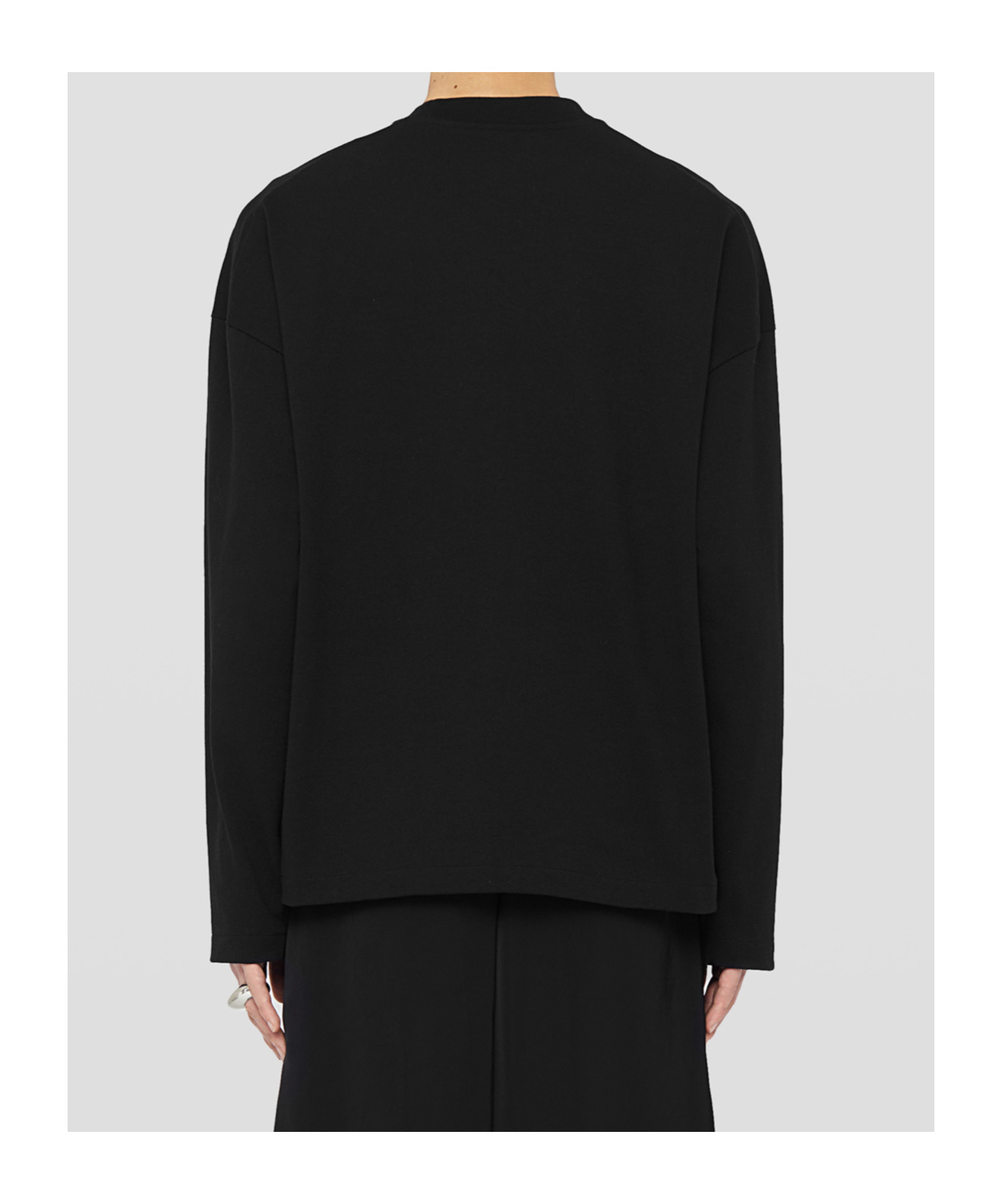 Jil Sander Logo-print T-shirt In Black