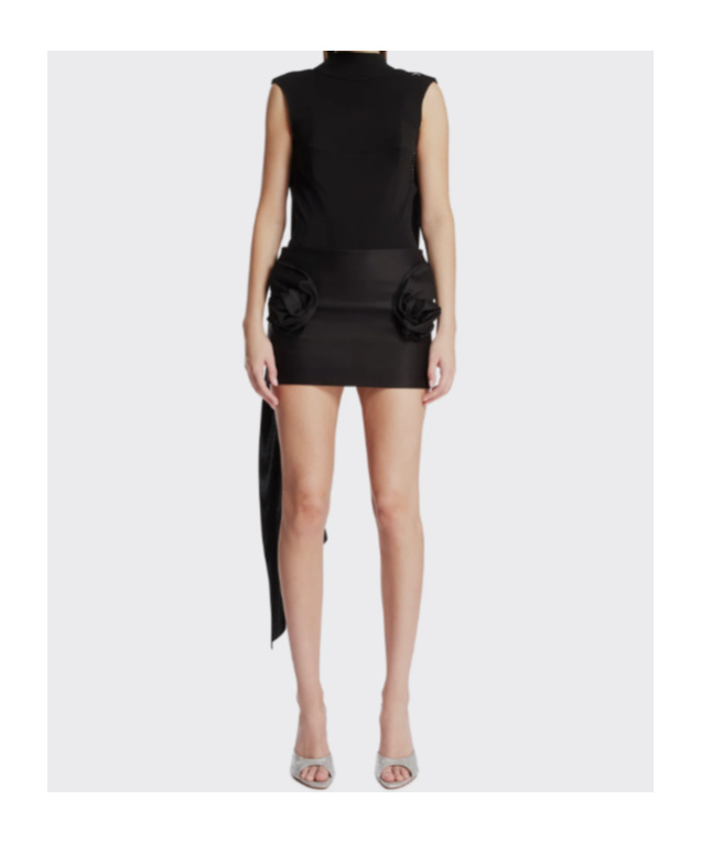 Jean Paul Gaultier Backless Blouse In Black