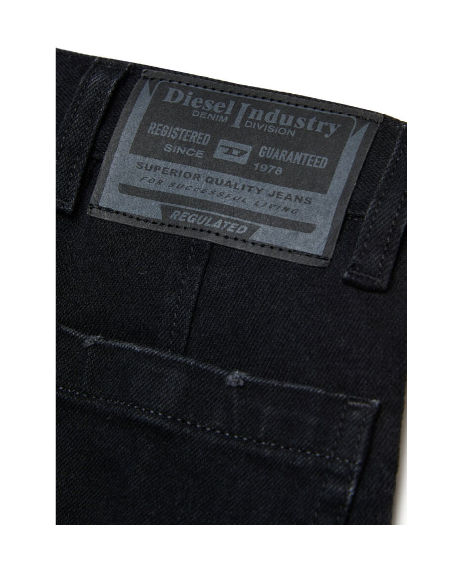Diesel D-dave-cargo Jeans In Black