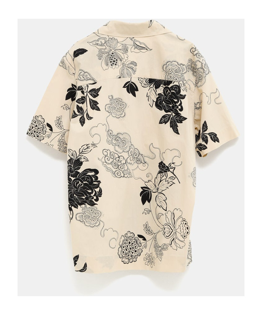 Moncler Short Sleeve Shirt In Blue