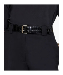 Anine Bing Leather Belts In Black