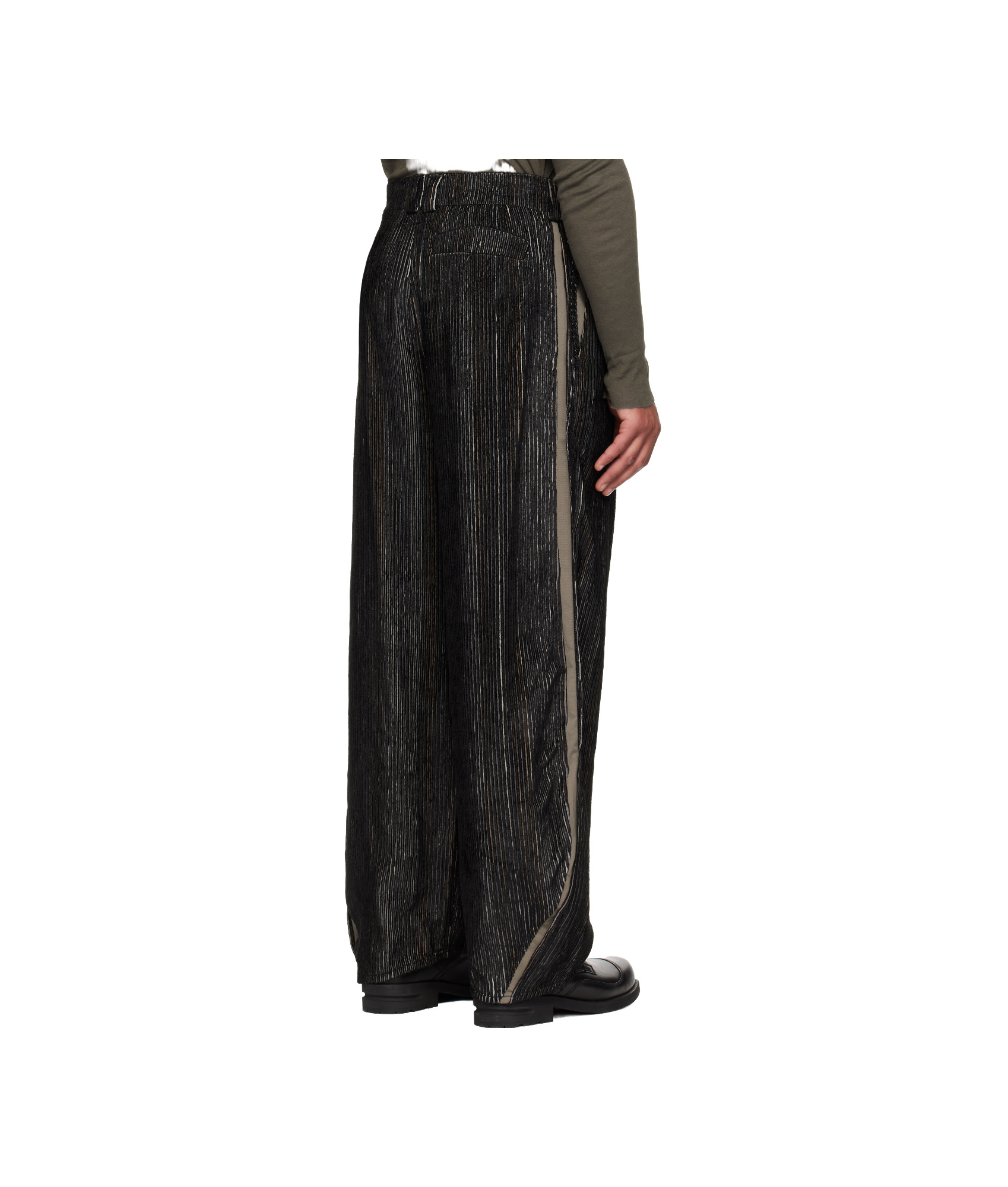 Kiko Kostadinov Black Halics Trousers In Black