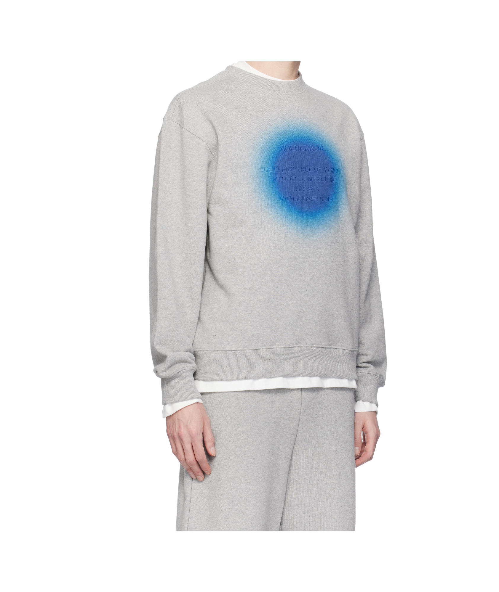 Shop Ader Error Long Sleeve Sweatshirt In White