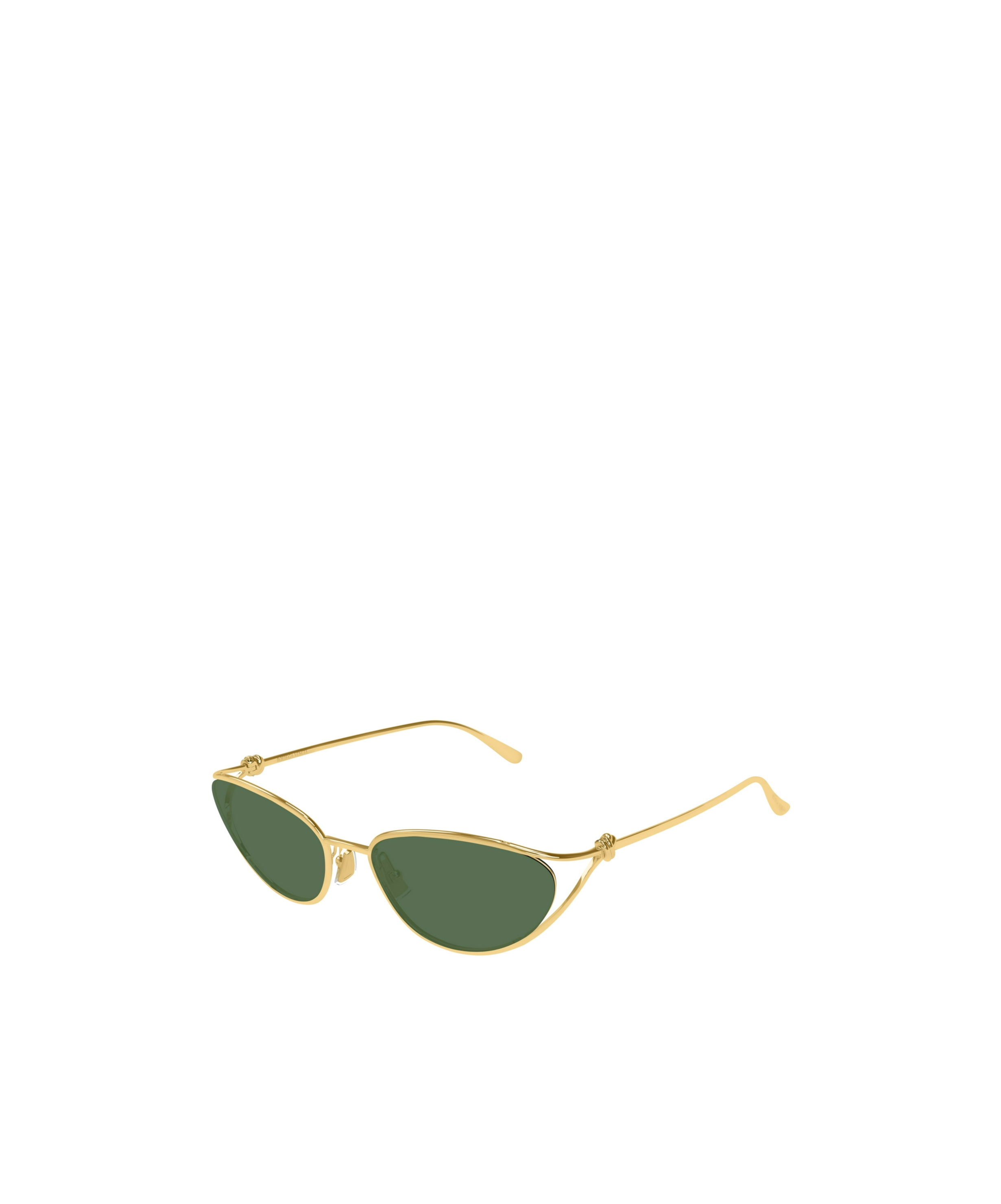 Bottega Veneta Eyewear Cat Eye Frame Sunglasses In Green