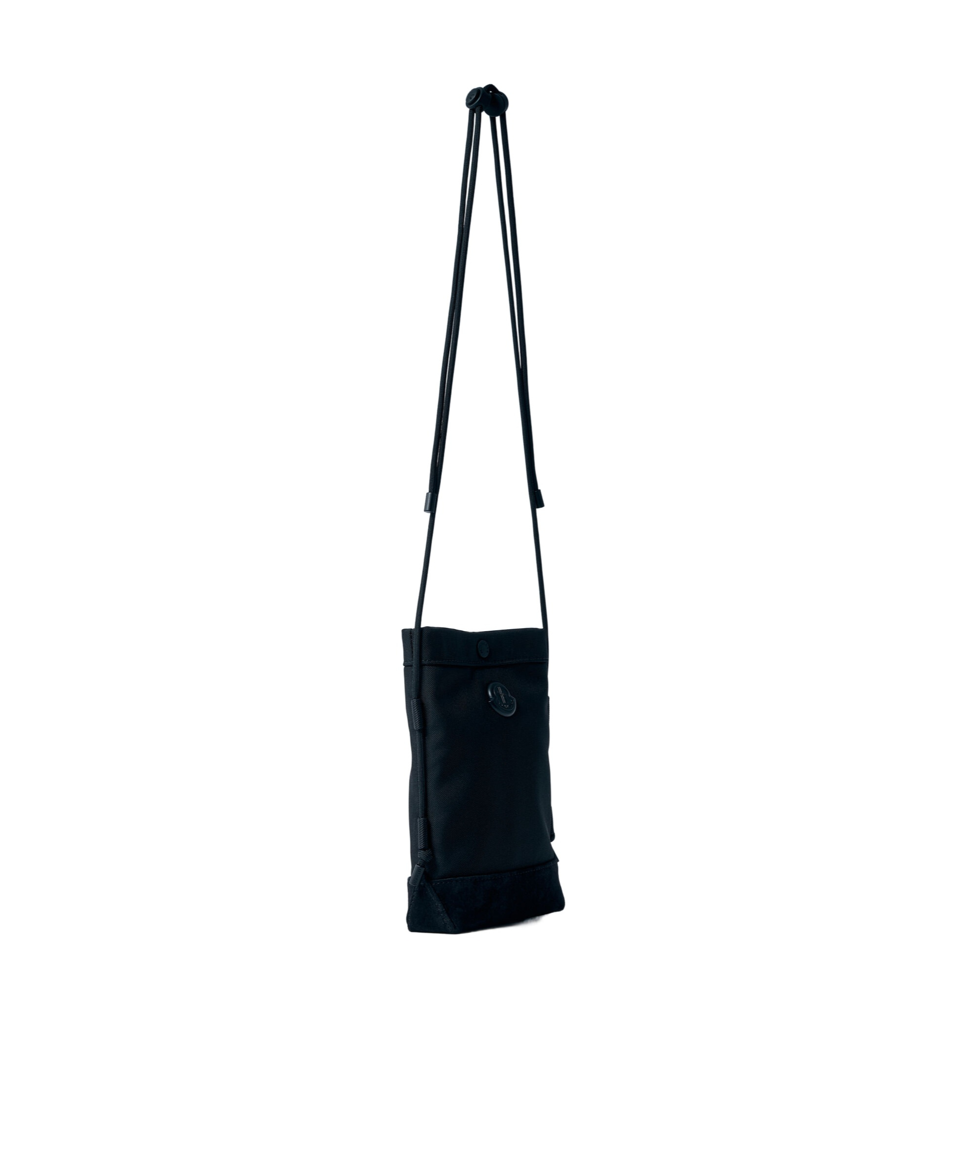 Moncler Mobile Phone Cross-body Bag In Black
