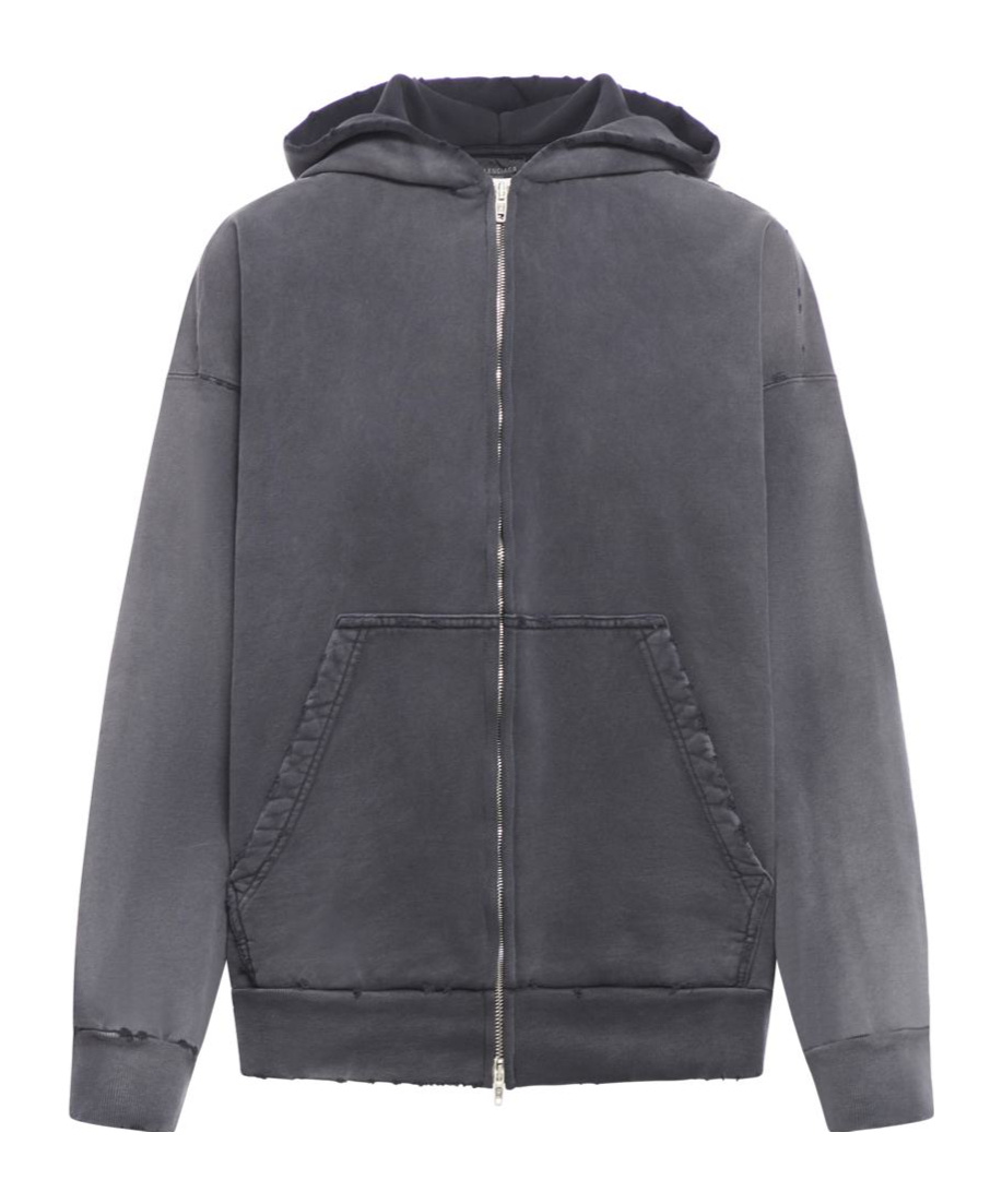 Balenciaga Zip-up Hoodie Not Been Done Archetype Moll In Black