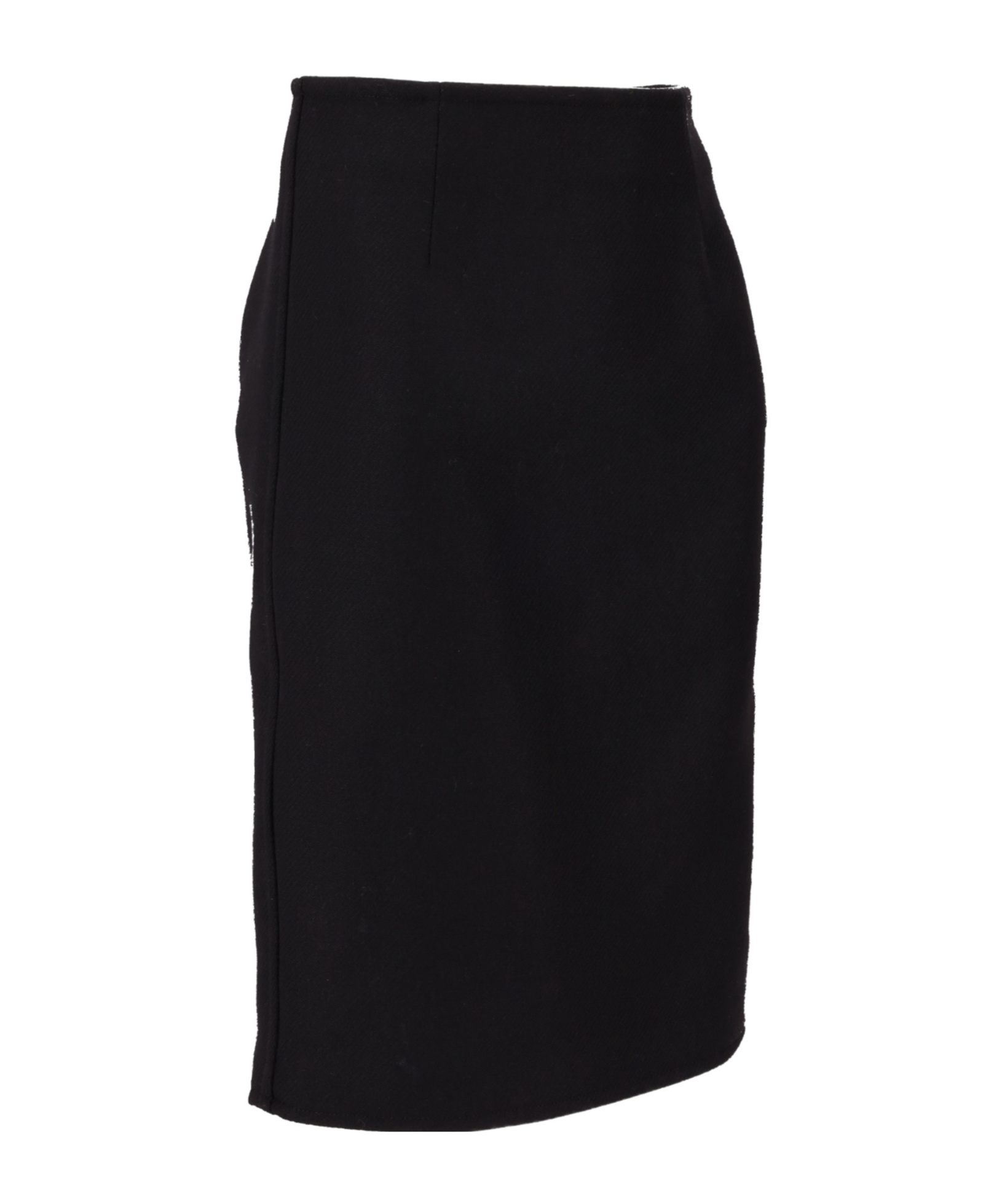 Dsquared2 Fitted Waist Pencil Midi Skirt In Black