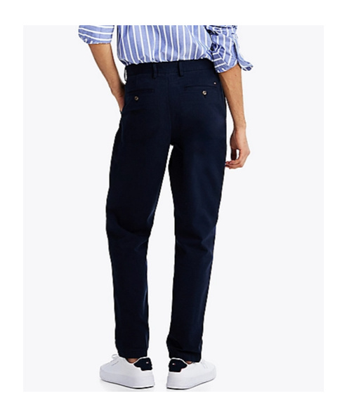 Tommy Hilfiger Belt-loop Casual Pants In Black