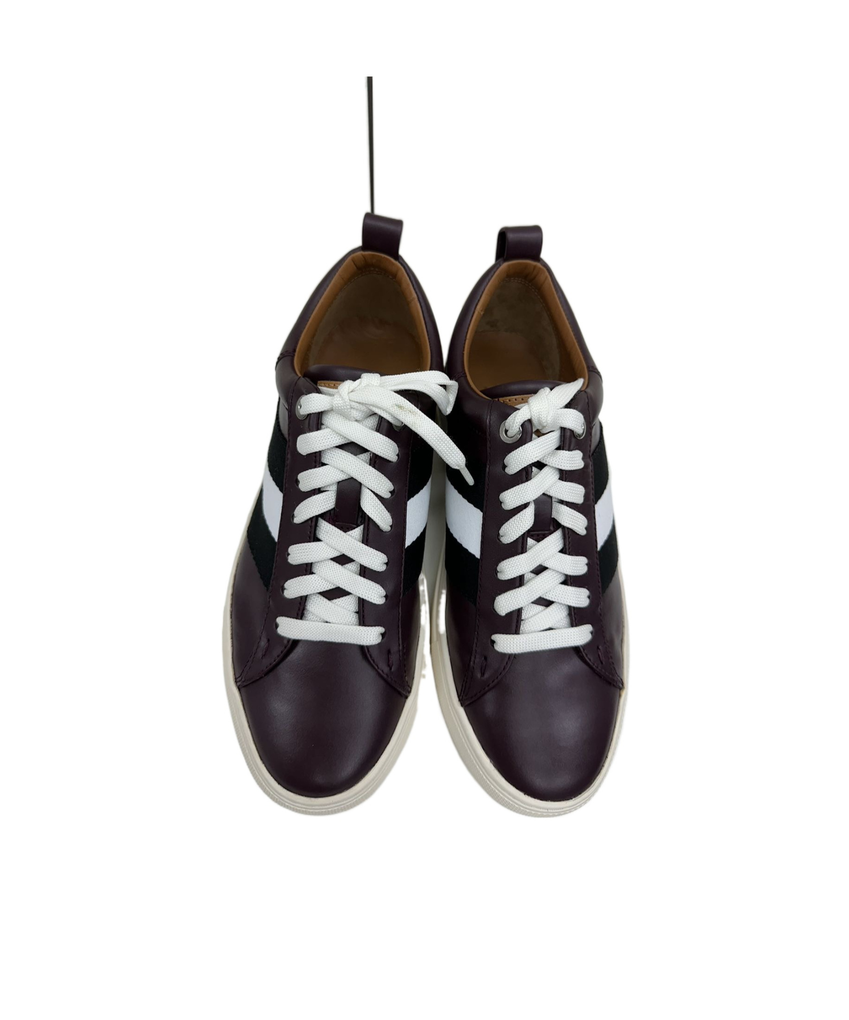 Bally Striped Strap Low-cut Skate Shoes In Black
