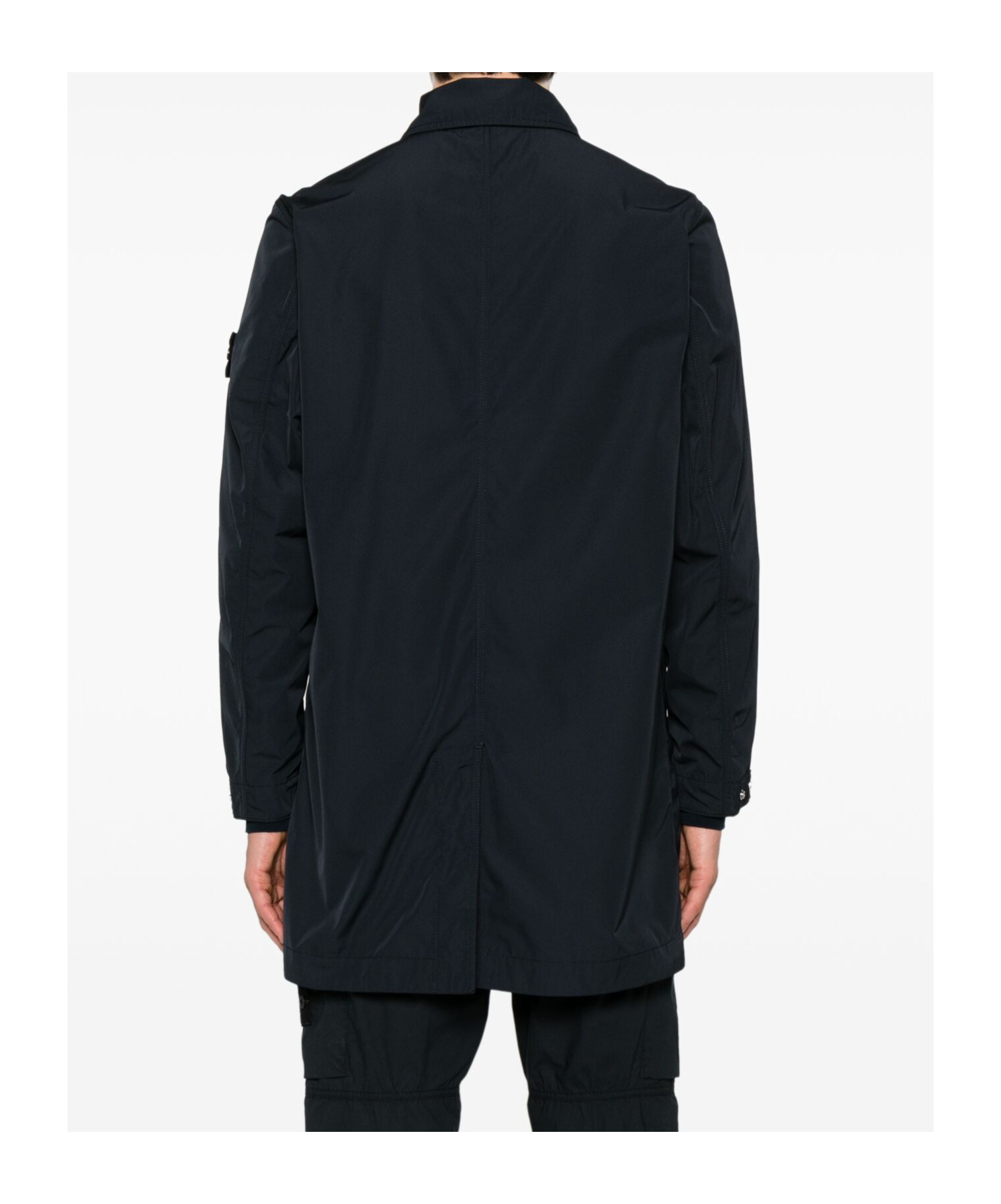 Stone Island Compass-badge Parka In Blue