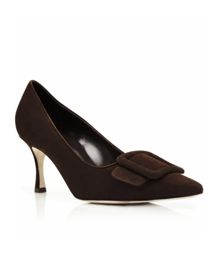 Manolo Blahnik Pointed High Heels In Black