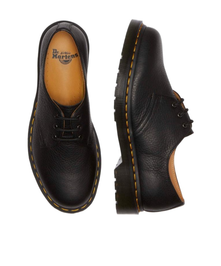 Dr. Martens' 1461 Slip Resistant Leather Oxford Shoes In Black