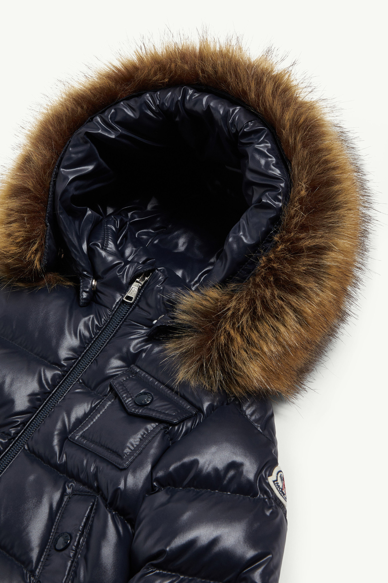 Moncler K2 Hooded Down Jacket In Blue