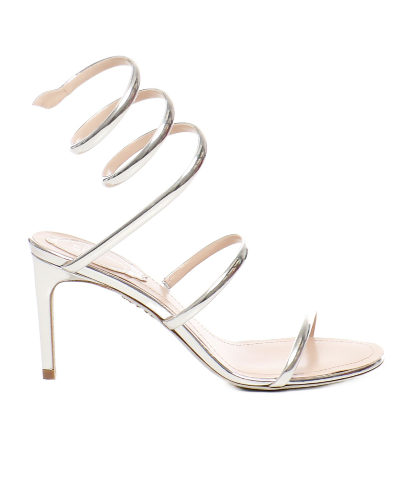 René Caovilla 80mm Cleo Sandals In White