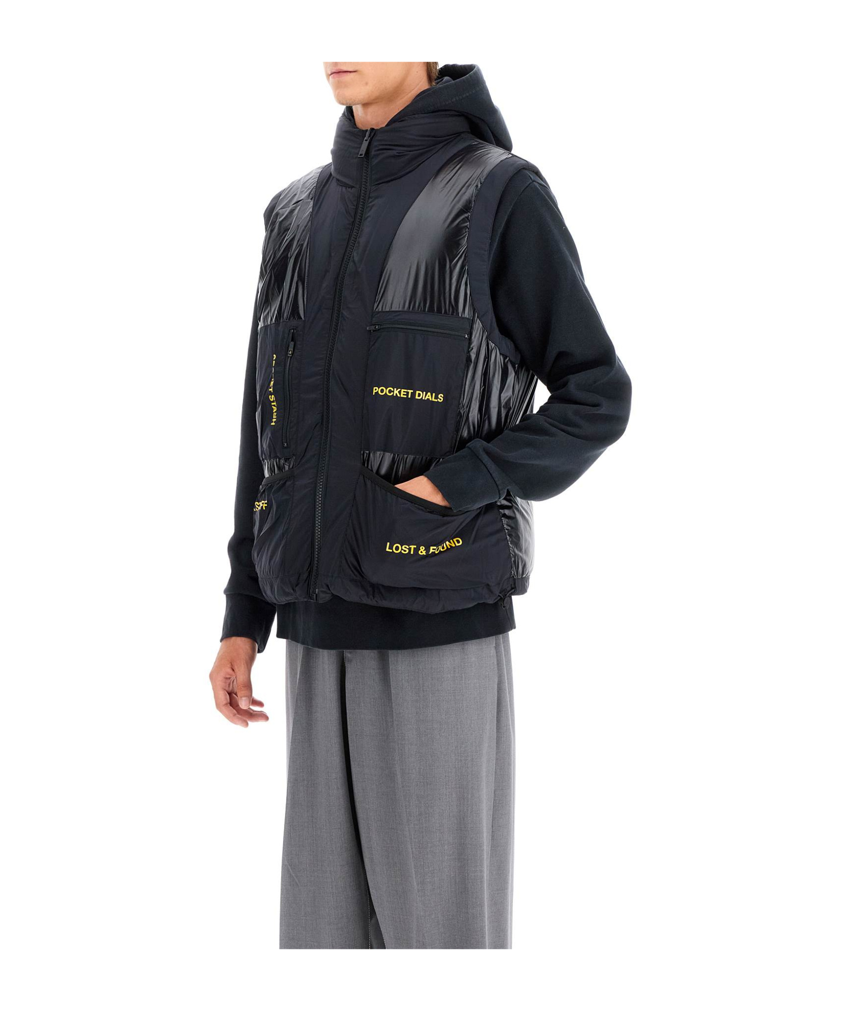 Shop Moose Knuckles Double-sided Vest In Black